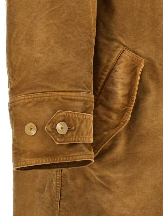 Пальто AURALEE Moleskin cotton coat (A26AC01HMFADEDBROWN) #