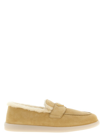 Suede loafers