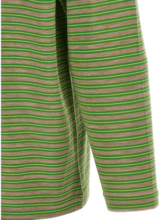 Свитер AURALEE Striped sweater (A26AP01BTGREENSTRIPE) #