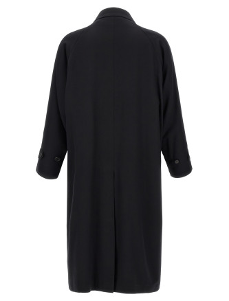 Пальто AURALEE Ultra fine wool coat (A26AC01TWDARKNAVYMIXGREEN) #