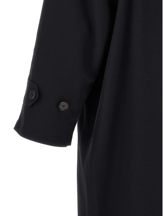 Пальто AURALEE Ultra fine wool coat (A26AC01TWDARKNAVYMIXGREEN) #