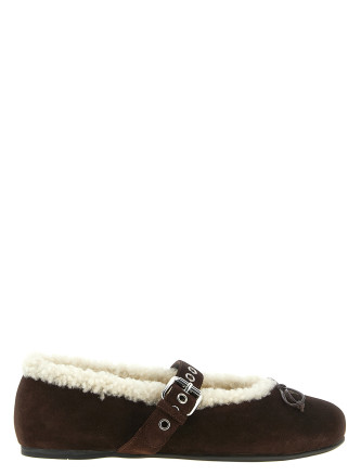 Балетки MIU Sheepskin ballet flats