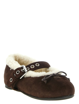 Балетки MIU Sheepskin ballet flats (5F764EFZF05Z0GF0003) #