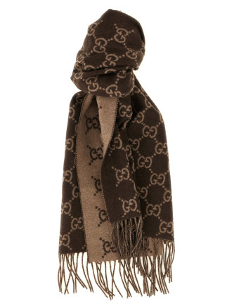 Шарф GUCCI GG double-face scarf