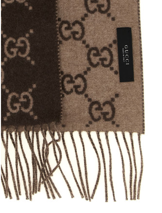 Шарф GUCCI GG double-face scarf (8123174GABX2579) #