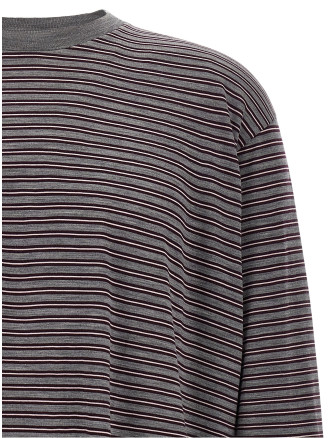 Свитер AURALEE Merino wool sweater (A26AP01BTGRAYSTRIPE) #