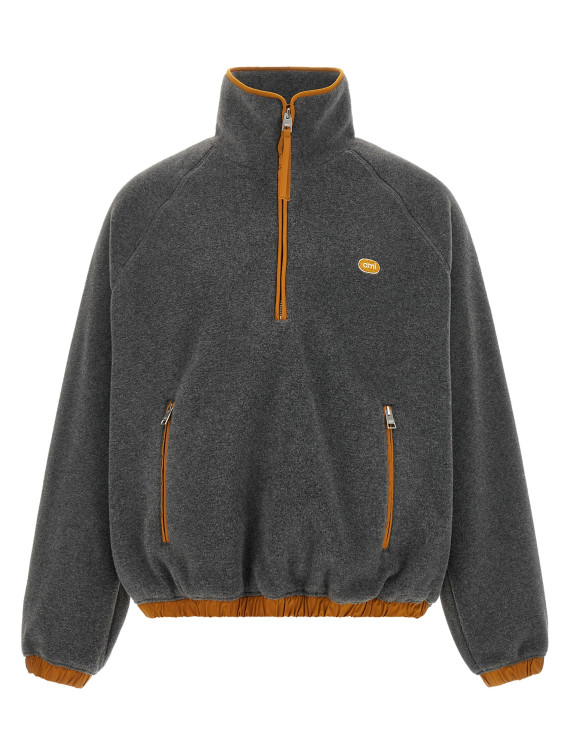 Свитшот AMI PARIS Orange grey vareuse sweatshirt (UJK943PL0115095) #1