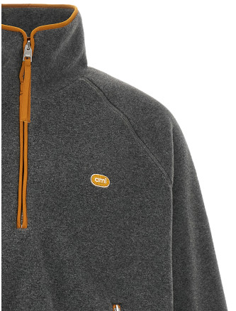 Свитшот AMI PARIS Orange grey vareuse sweatshirt (UJK943PL0115095) #