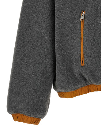 Свитшот AMI PARIS Orange grey vareuse sweatshirt (UJK943PL0115095) #