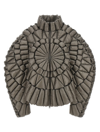 Grey 3D down jacket