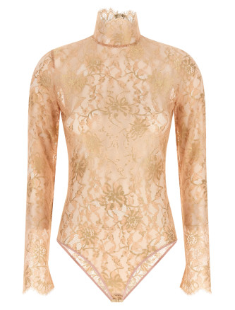Боди VALENTINO GARAVANI Valentino Garavani lurex lace bodysuit