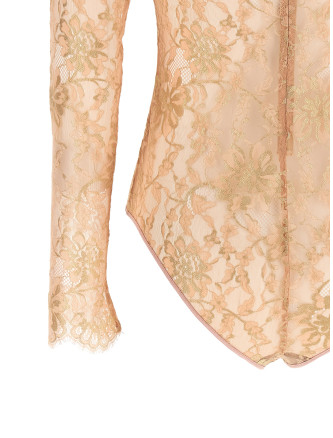 Боди VALENTINO GARAVANI Valentino Garavani lurex lace bodysuit (B0MR02QAK5D15) #