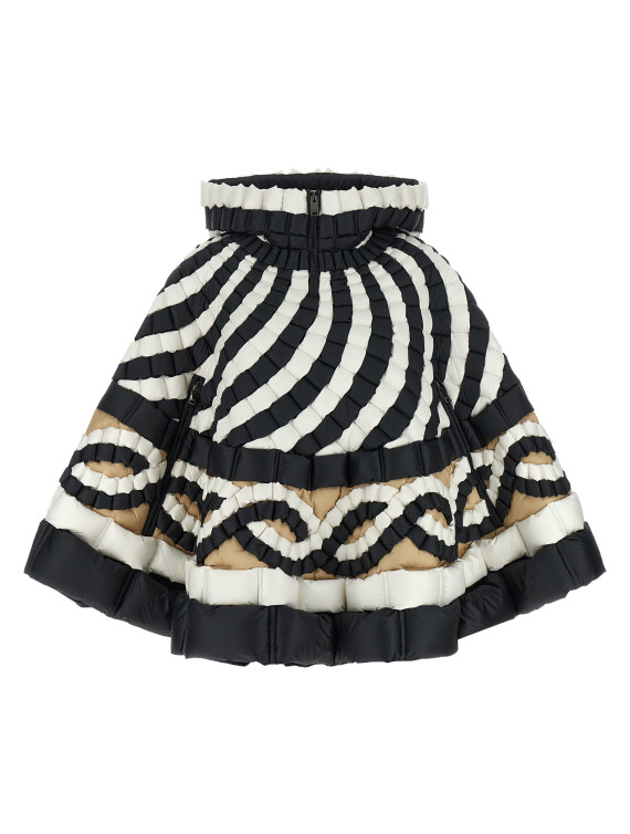 Накидка RAXXY 3D color-block cape (AWT039BLACKWHITE) #1
