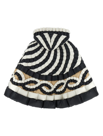 Накидка RAXXY 3D color-block cape (AWT039BLACKWHITE) #