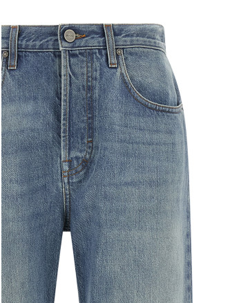 Джинсы GUCCI Light blue high waist jeans (A0077ZXDDJP4009) #