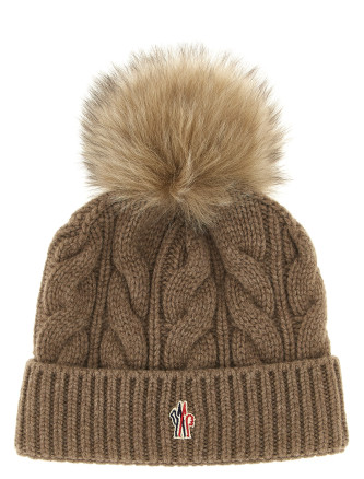 Wool and cashmere beanie
