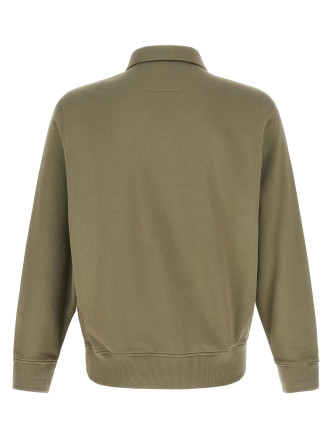 Свитшот C.P. COMPANY Grey cotton fleece sweatshirt (21CMSS026A005086W356) #