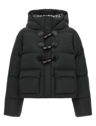 Пуховик GANNI Future Nylon black down jacket