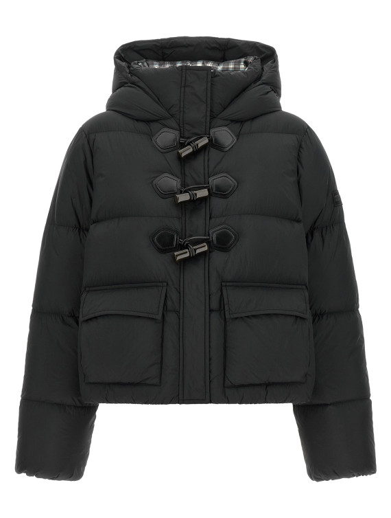 Пуховик GANNI Future Nylon black down jacket (A1010231252) #1