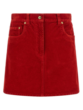 Мини-юбка VERSACE Corduroy skirt