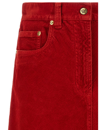 Мини-юбка VERSACE Corduroy skirt (10267491A191671DA80) #
