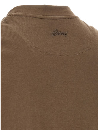 Футболка BRIONI Brown cotton t-shirt (UJWI0LOE6012525) #