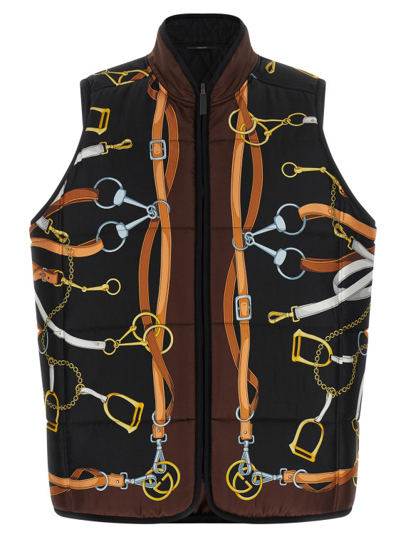 Жилет GUCCI Reversible silk twill vest (871691ZAVDH1190) #1