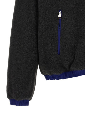 Свитшот AMI PARIS Carbon grey vareuse sweatshirt (UJK943PL0115A189) #
