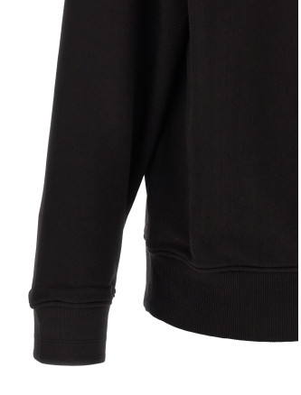 Свитшот C.P. COMPANY Black cotton fleece sweatshirt (21CMSS026A005086W999) #