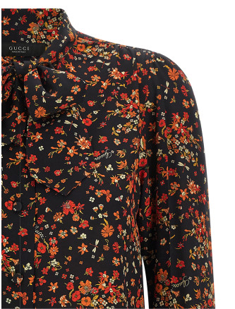 Рубашка GUCCI floral print shirt (865102ZAU231072) #