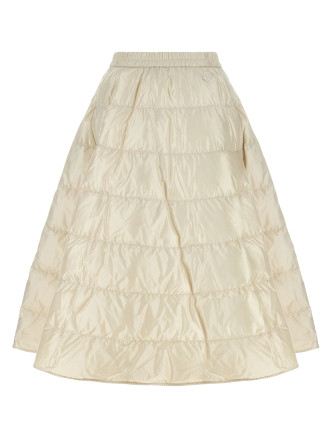Юбка миди MONCLER White padded skirt (L20932D00051597YG20F) #
