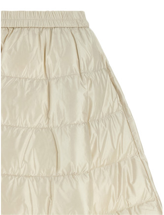 Юбка миди MONCLER White padded skirt (L20932D00051597YG20F) #