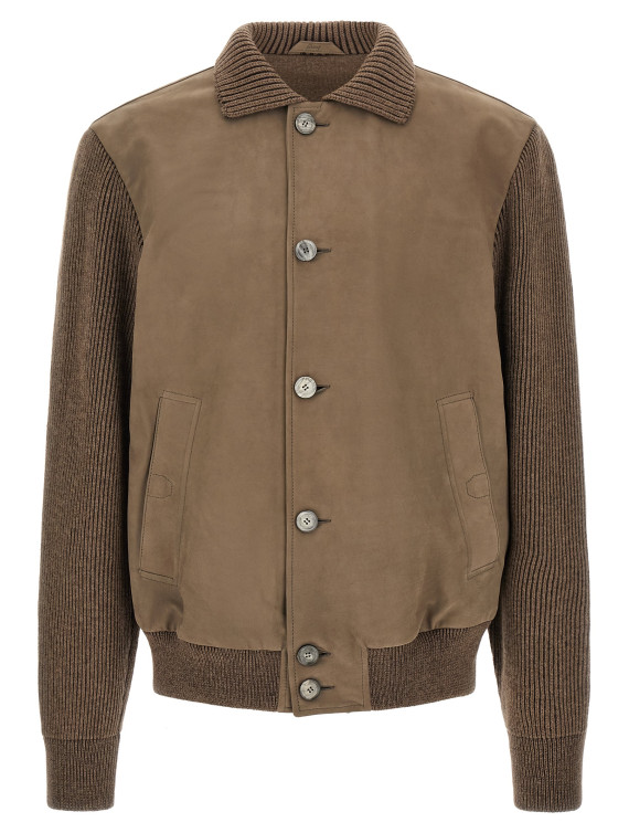 Куртка BRIONI Brown hybrid jacket (PLDF0LOE7052600) #1