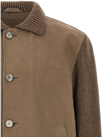 Куртка BRIONI Brown hybrid jacket (PLDF0LOE7052600) #