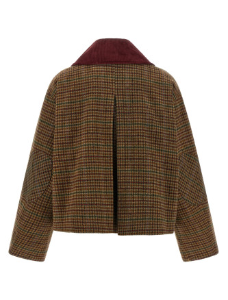 Куртка GANNI Check twill jacket (A1130027999) #