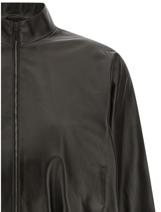 Куртка GUCCI Brown nappa bomber jacket (871997XNBCU2040) #