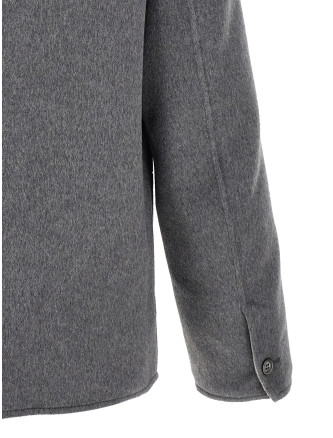 Куртка AMI PARIS Grey boule jacket (HJK844WV0217A226) #