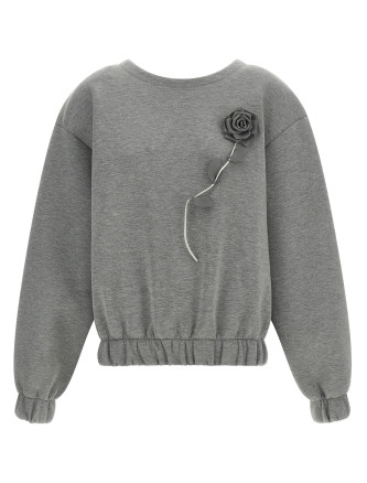 Свитшот GIUSEPPE DI MORABITO Removable Flower application sweatshirt