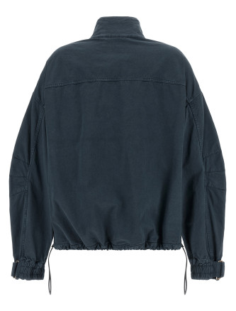 Куртка THE ATTICO Blue utility bomber jacket (261WCB00121CCC147OD676) #