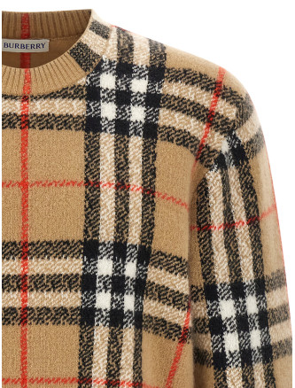 Свитер BURBERRY 'Curtis' (8132517SANDIPCHECK) #