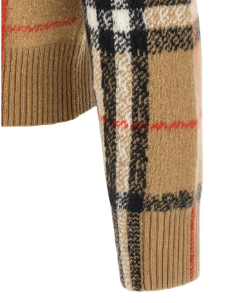 Свитер BURBERRY 'Curtis' (8132517SANDIPCHECK) #