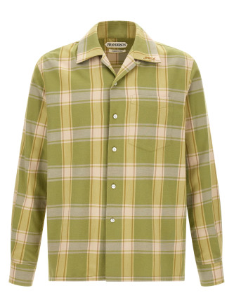 Жейде J.W.ANDERSON Green check shirt
