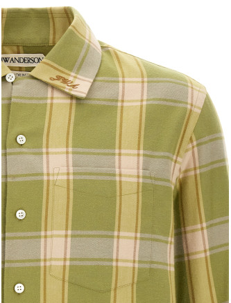 Рубашка J.W.ANDERSON Green check shirt (SH0408PG2020078) #