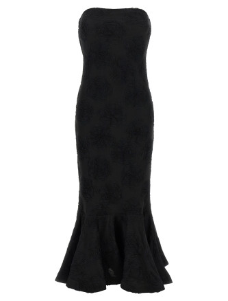 'Flower Mesh Flounce' dress