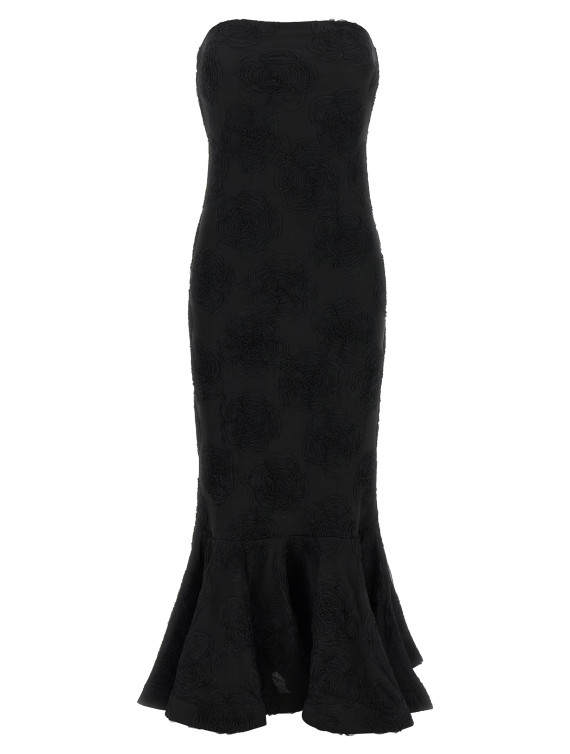 Платье миди ROTATE BIRGER CHRISTENSEN 'Flower Mesh Flounce' (116833100100) #1