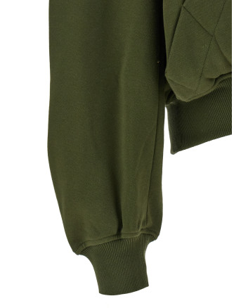 Худи THE ATTICO Green fleece hoodie (261WCF00015JJF007AA724) #