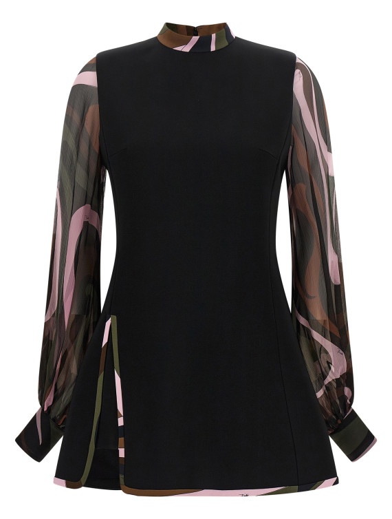 Мини-платье EMILIO PUCCI 'Marmo' (6URG206U601999) #1