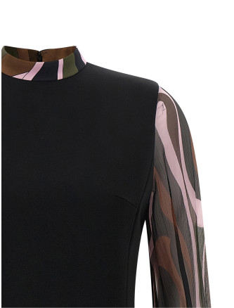 Мини-платье EMILIO PUCCI 'Marmo' (6URG206U601999) #