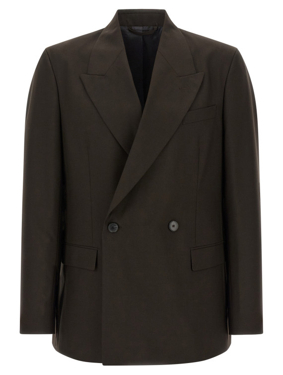 Пиджак MFPEN Double-breasted blazer (M326018DARKBROWNDRYWOOL) #1