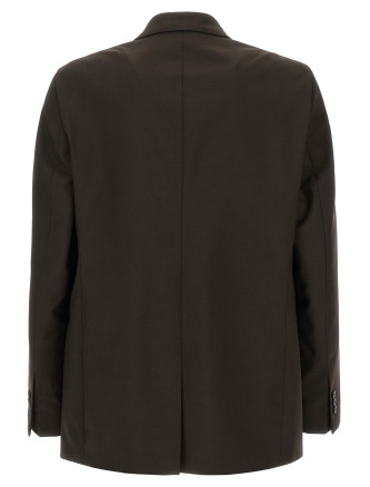 Пиджак MFPEN Double-breasted blazer (M326018DARKBROWNDRYWOOL) #